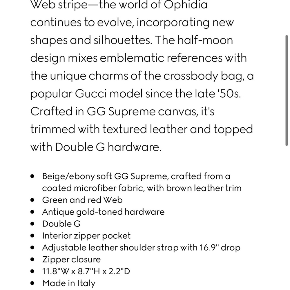 Gucci ophidia small bag - Picture 8 of 9